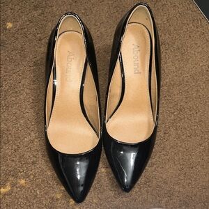 Abound Women's Glossy Black Heels